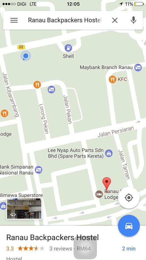 Ranau Backpackers Hostel Zewnętrze zdjęcie